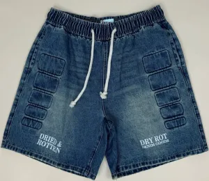 Winter Wear DRY ROT Denim Goods Denim Shorts (Blue)
