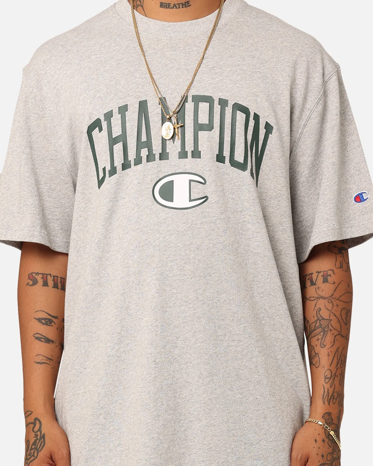 Chafe Free Armhole Champion Large Graphic T-Shirt Metaphor