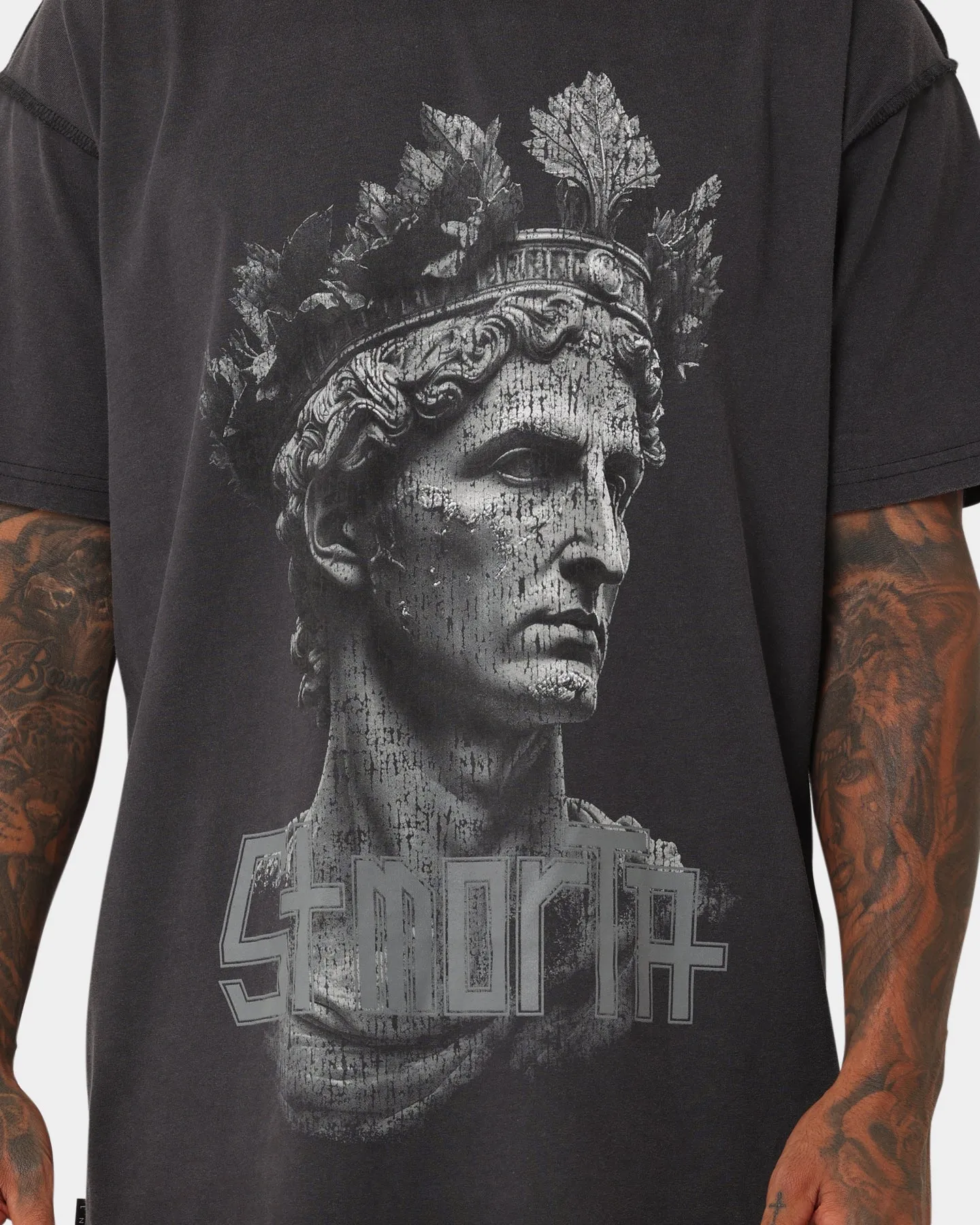 Active Style Saint Morta Romans MMXII T-Shirt Vintage Black
