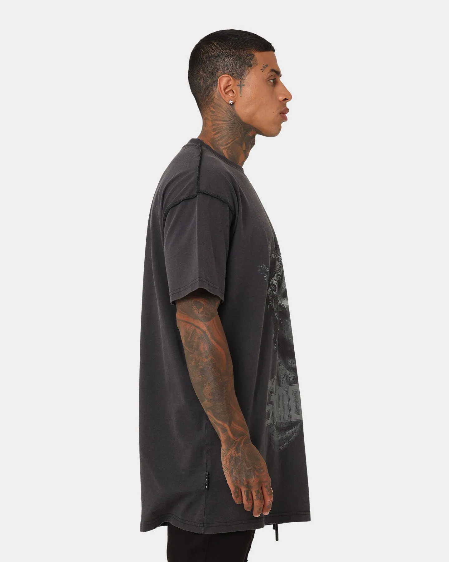 Classic Trend Look Eco-friendly Saint Morta Romans MMXII T-Shirt Vintage Black