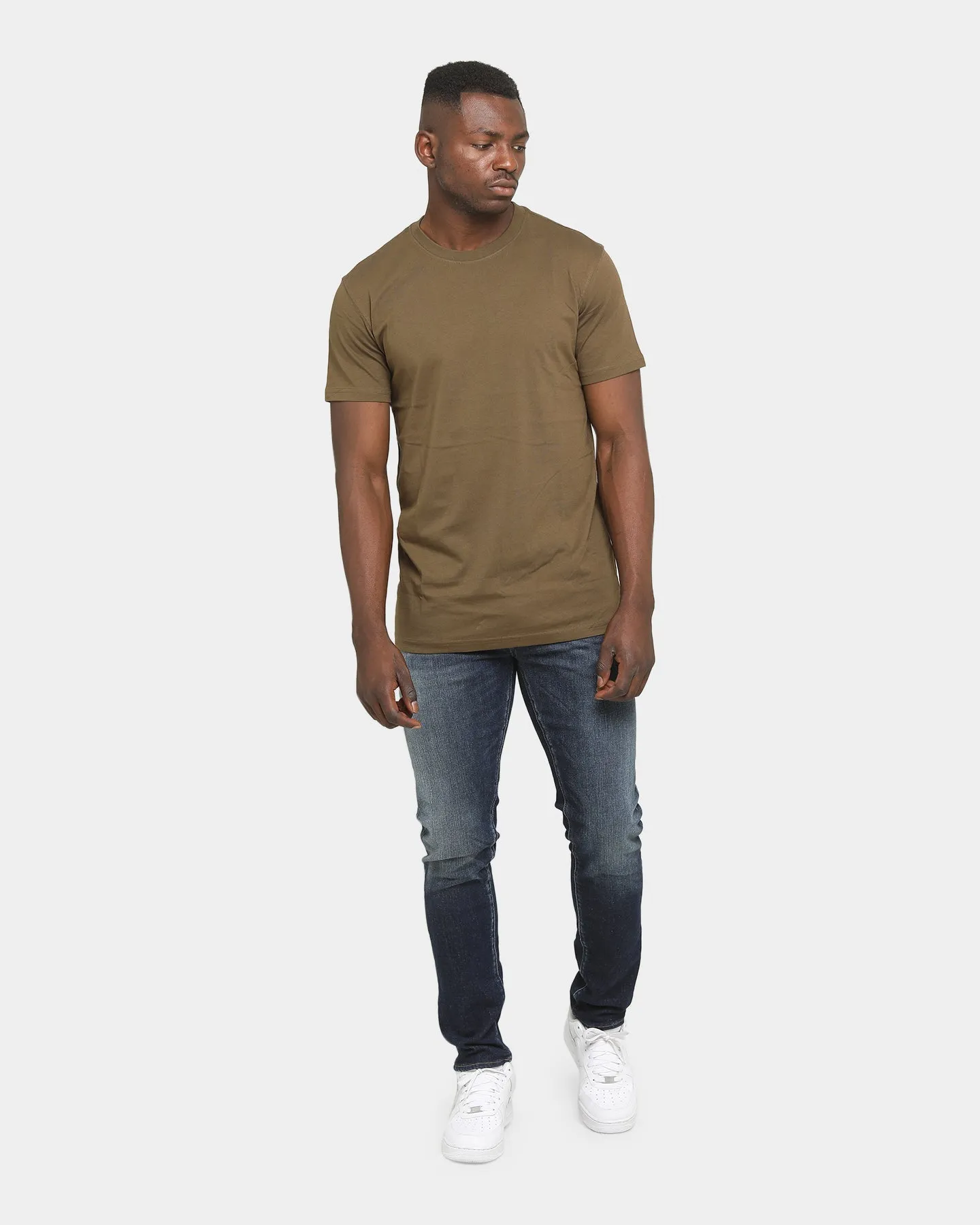Fit for Any Season Embroidered Details Well Made Standard Issue T-Shirt V2 Army Green