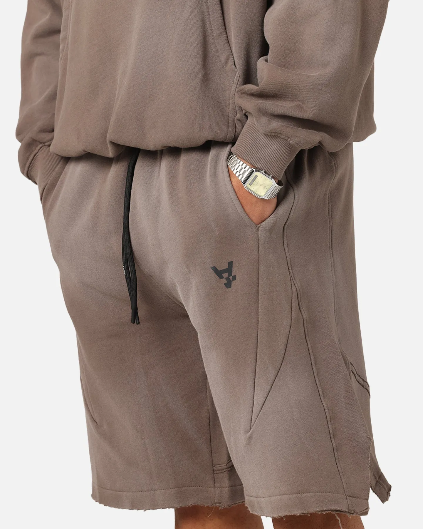 TensionAdjustedWaistband The Anti Order Apocalypse Sweat Shorts Sunfade Brown