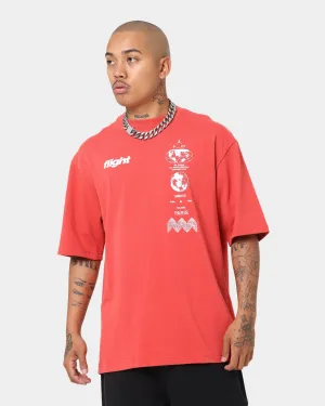Casual Essentials Jordan Flight Heritage 85 Stacked Logo T-Shirt Red Clay