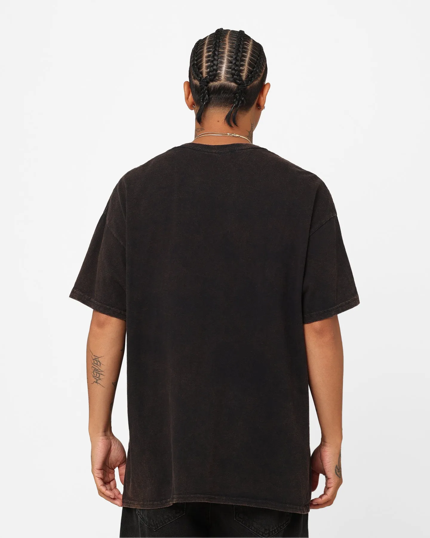 Goat Crew X Teenage Mutant Ninja Turtles Splinter Vintage T-Shirt Black Wash Seam Free Edging