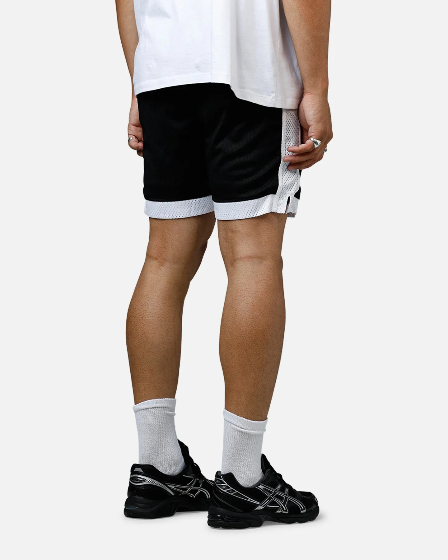 Snug Fit Fit Freedom New Era Los Angeles Dodgers Sport Class Shorts Black/White