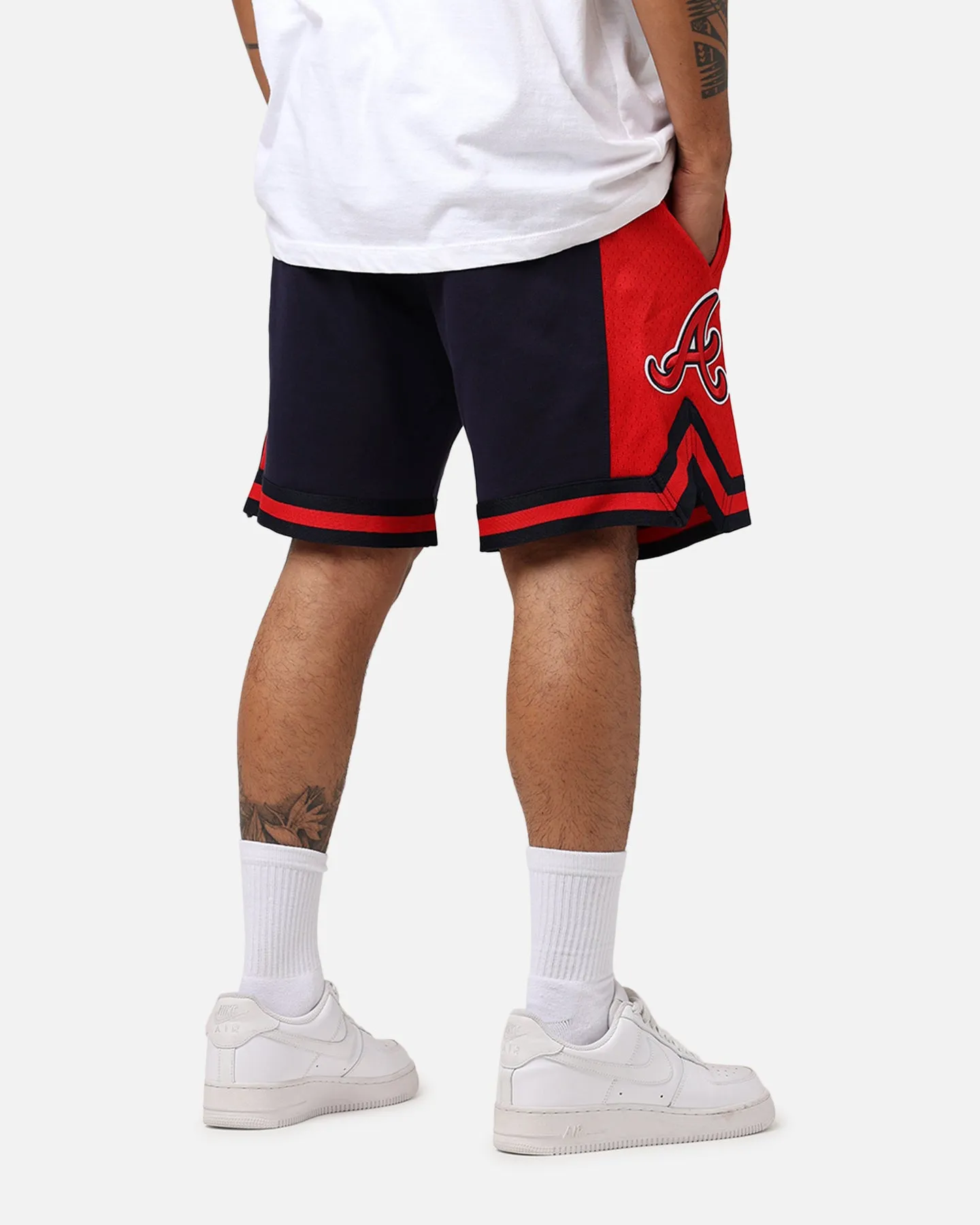 Effortless Fit Pro Standard Atlanta Braves Fast Lane 2.0 Shorts Midnight/Red