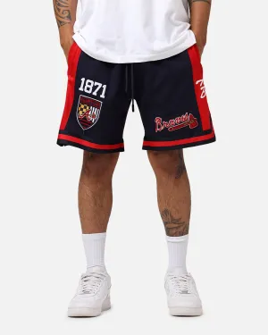 Pro Standard Atlanta Braves Fast Lane 2.0 Shorts Midnight/Red loafers
