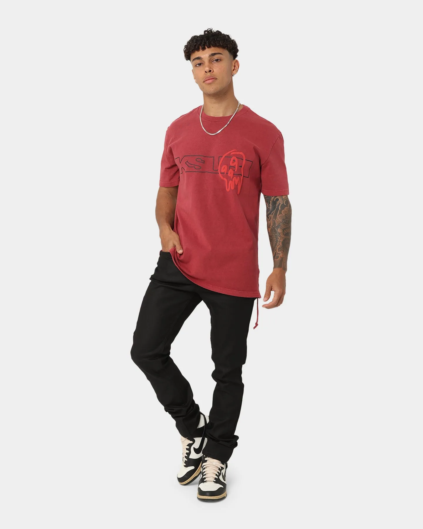 Retro Fashion Essential Ksubi X Juice Wrld 999 Skull Kash T-Shirt Blood