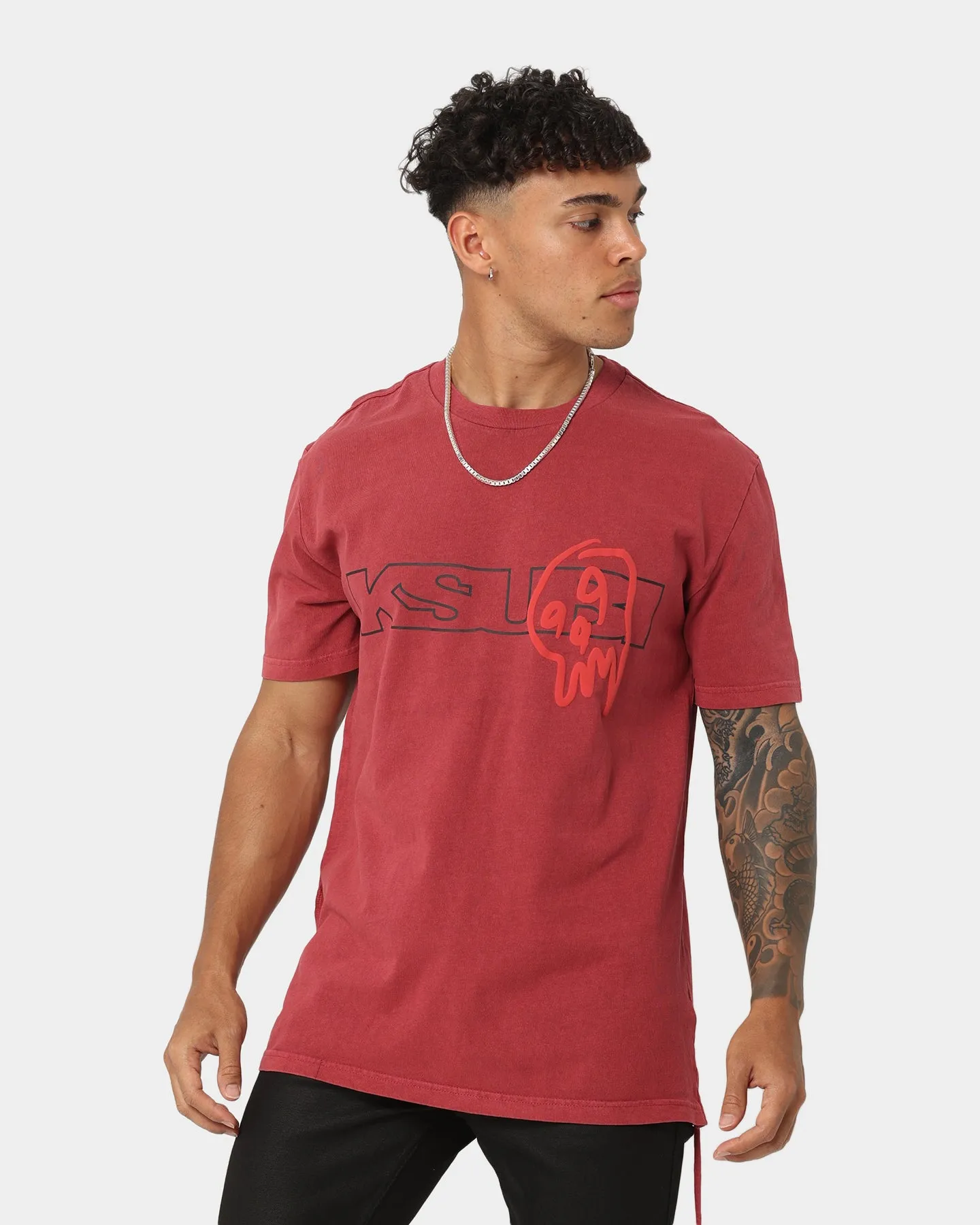 Ksubi X Juice Wrld 999 Skull Kash T-Shirt Blood Breathable touch Trendy Tops