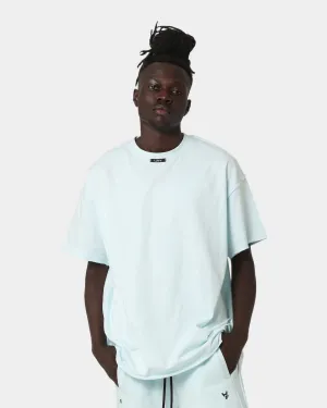 Geometric Print Chic Vibes The Anti Order Anti Essential Oversized T-Shirt Pastel Blue