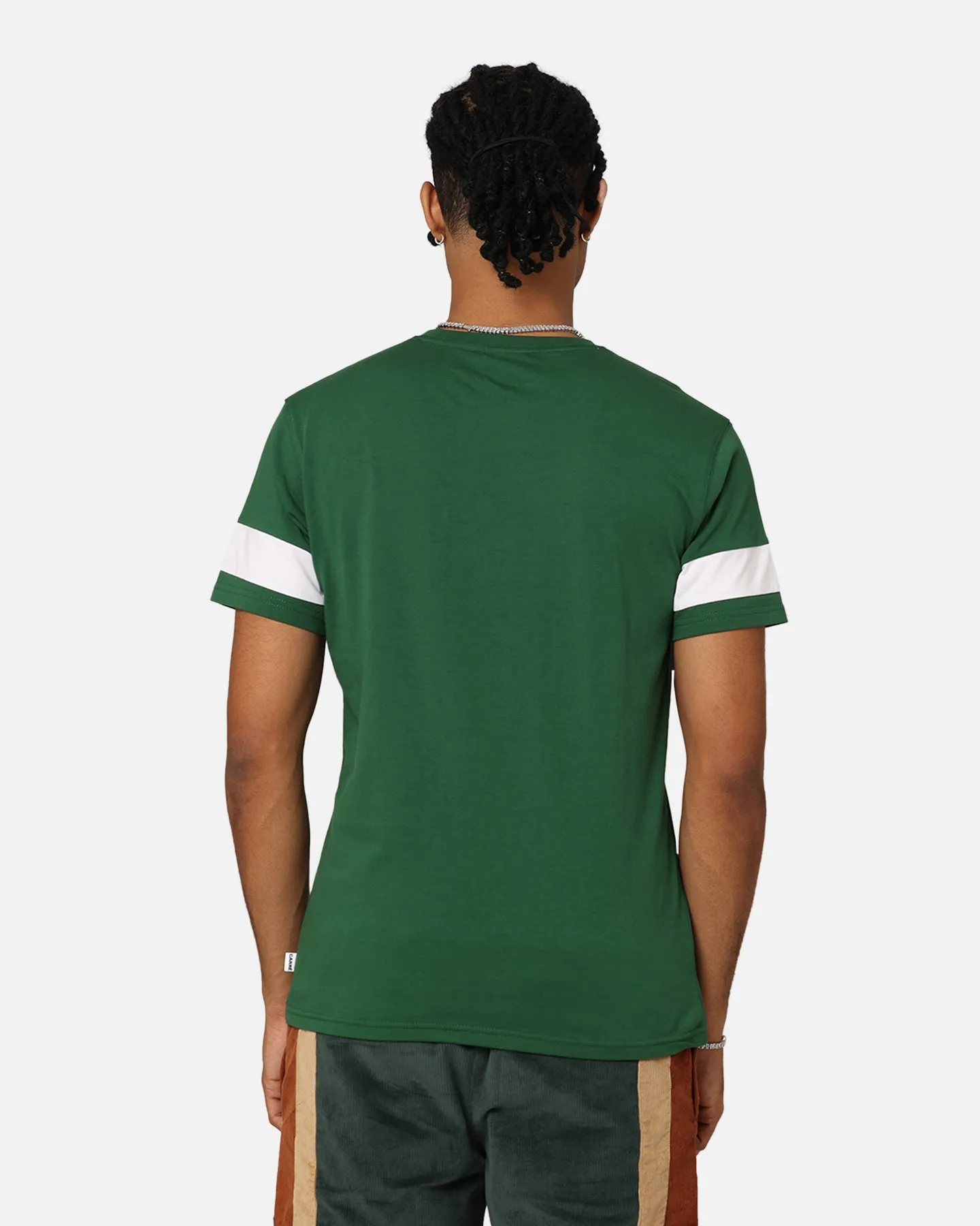 Carr?? Bars T-Shirt Green/White Sporty Appeal Essential Fit
