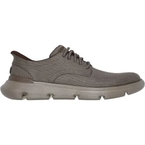 Skechers Mens Garza Clive Shoe Dark Taupe Neutral Glow Dynamic Arch Cushion