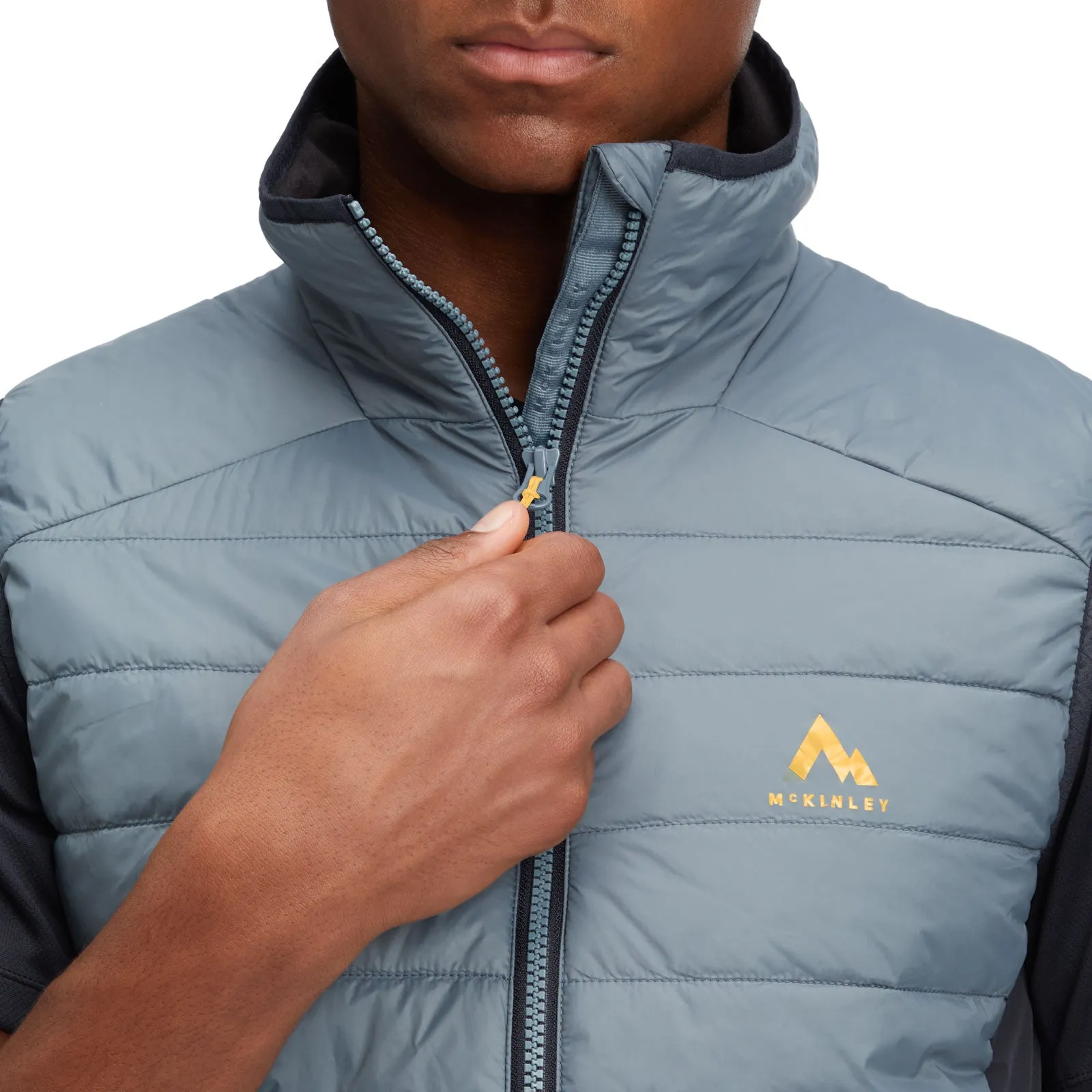 McKinley Sierre Hybrid Mens Padded Vest Eco Friendly