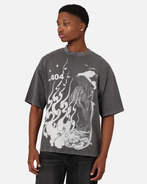 404 Geisha T-Shirt Charcoal Running Gear Versatile Design