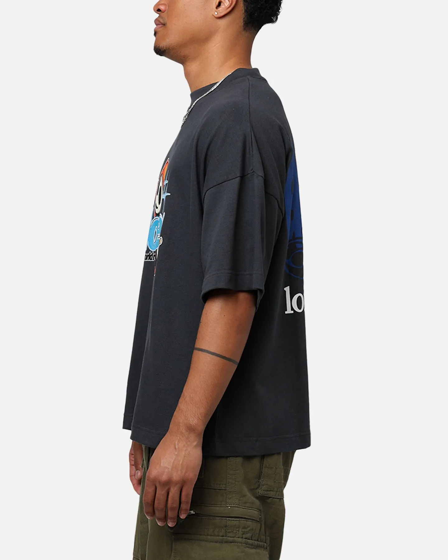 Loiter Elevate Box T-Shirt Charcoal Timeless Comfort