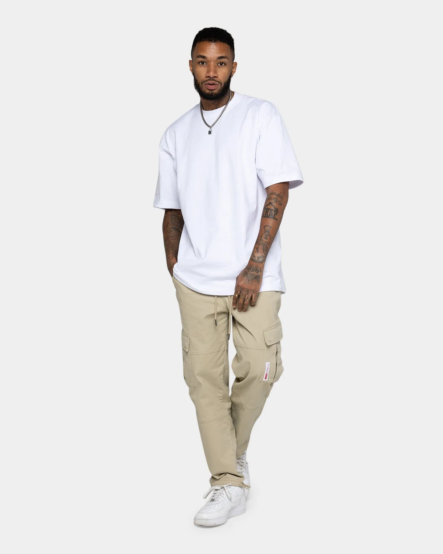Shaka Wear Max Heavyweight Short Sleeve T-Shirt White Breathable apparel Anti Static Finish
