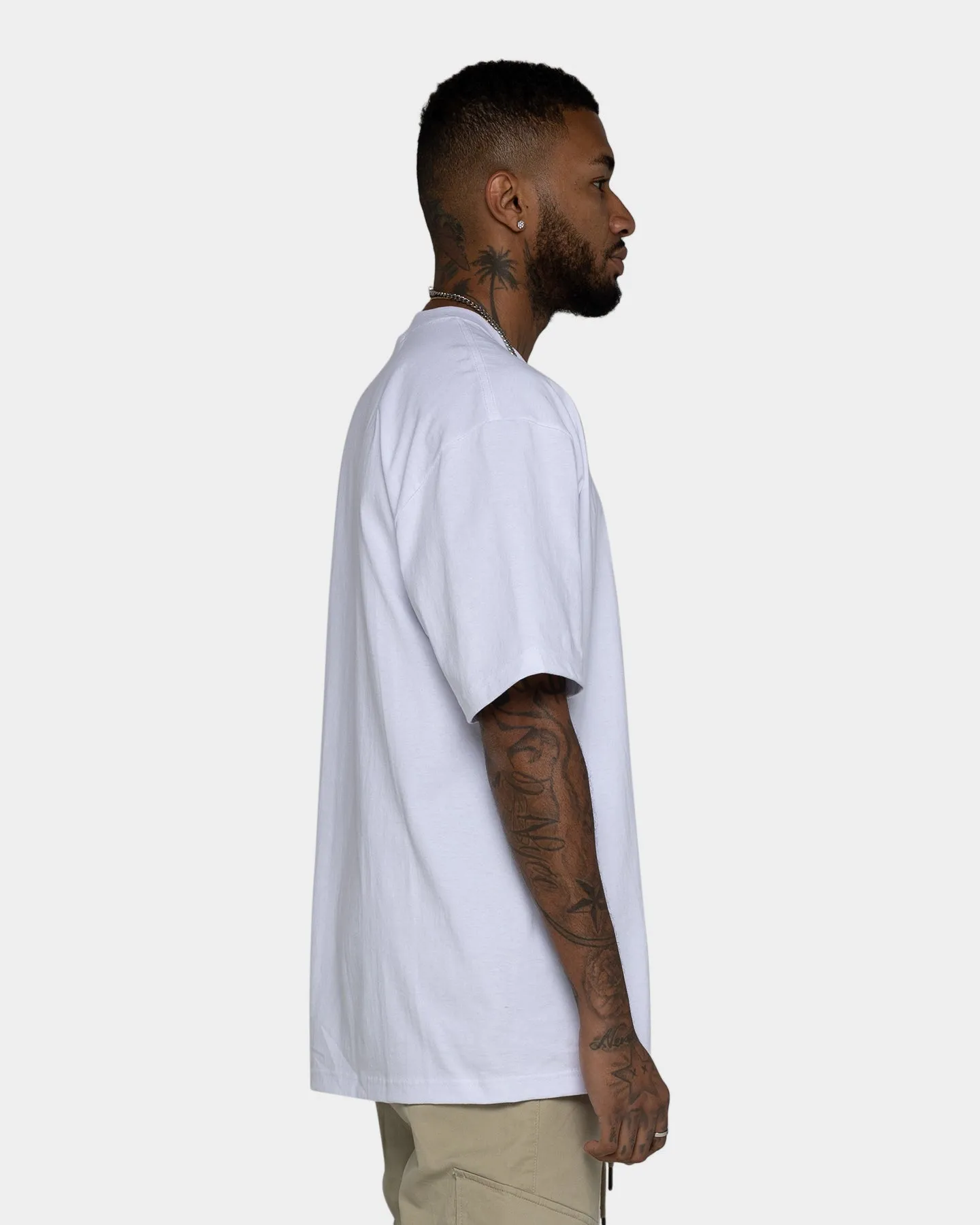 Personalized Simple and Cozy Shaka Wear Max Heavyweight Short Sleeve T-Shirt White