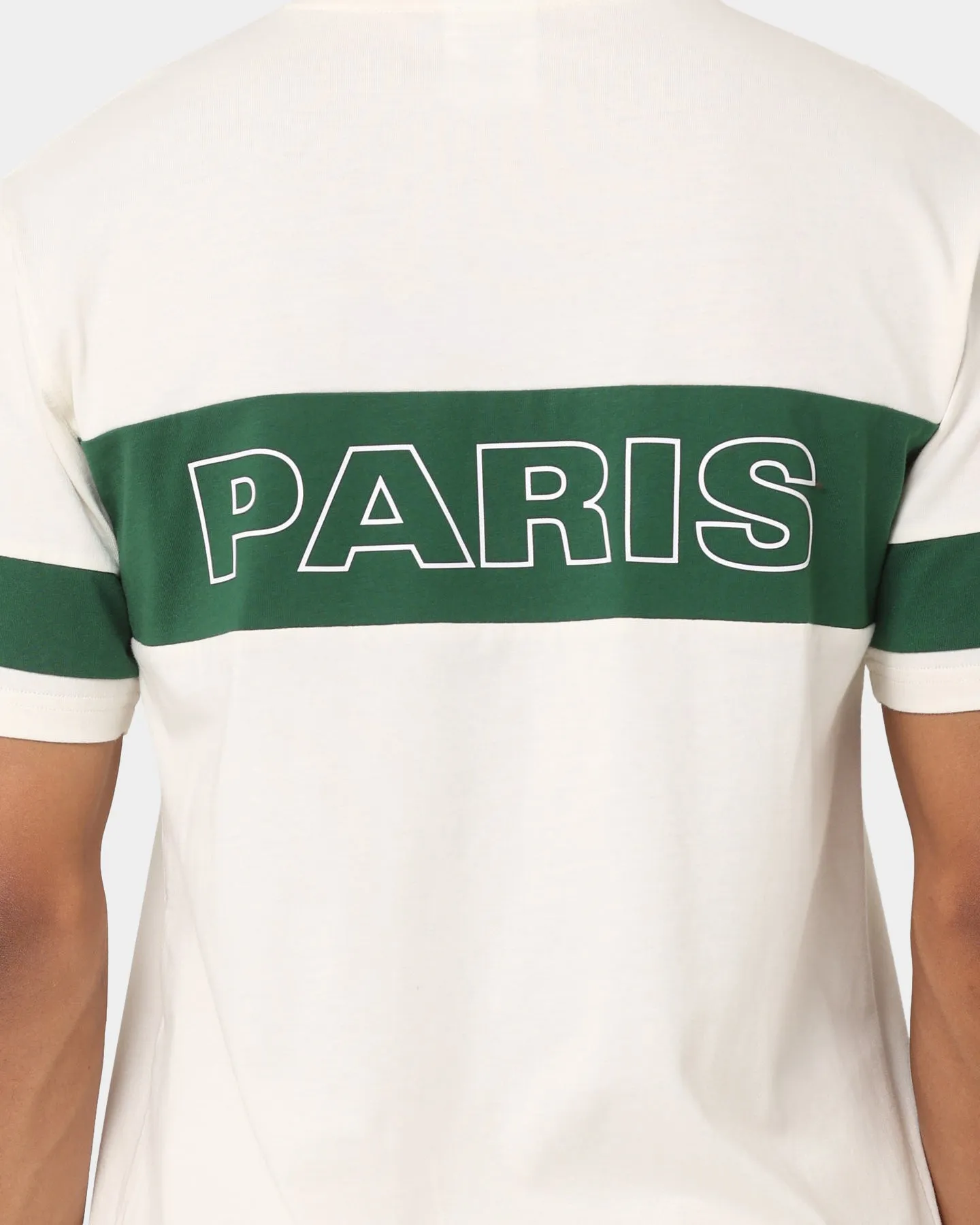 Carr?? Panneau T-Shirt Off White/Green petite size Comfortable and Chic
