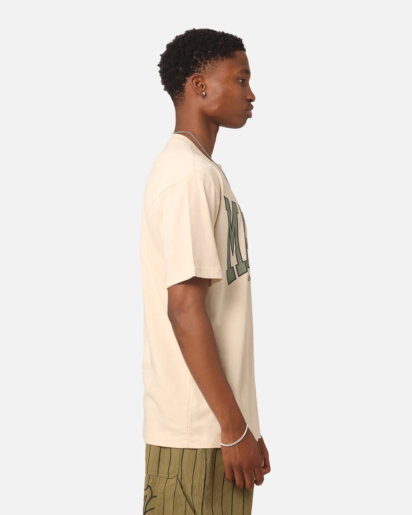 Outdoor Gear Fashion and Comfort Market Persistent Logo T-Shirt Ecru