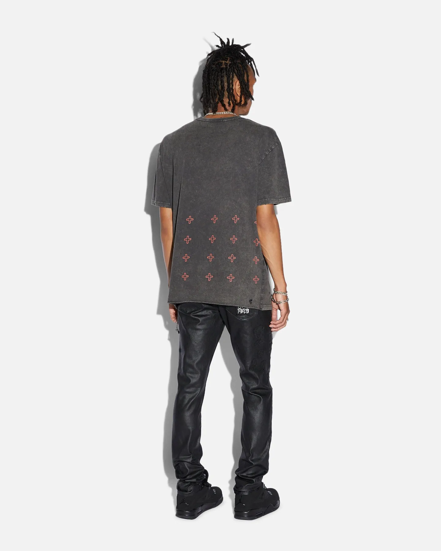 Soft and Light Structured silhouette Ksubi X Juice Wrld Super Juice Biggie T-Shirt Black
