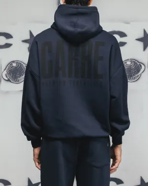 Handsome Finish Wildebeest like Carre Premium Essentials Hoodie Steel/Black