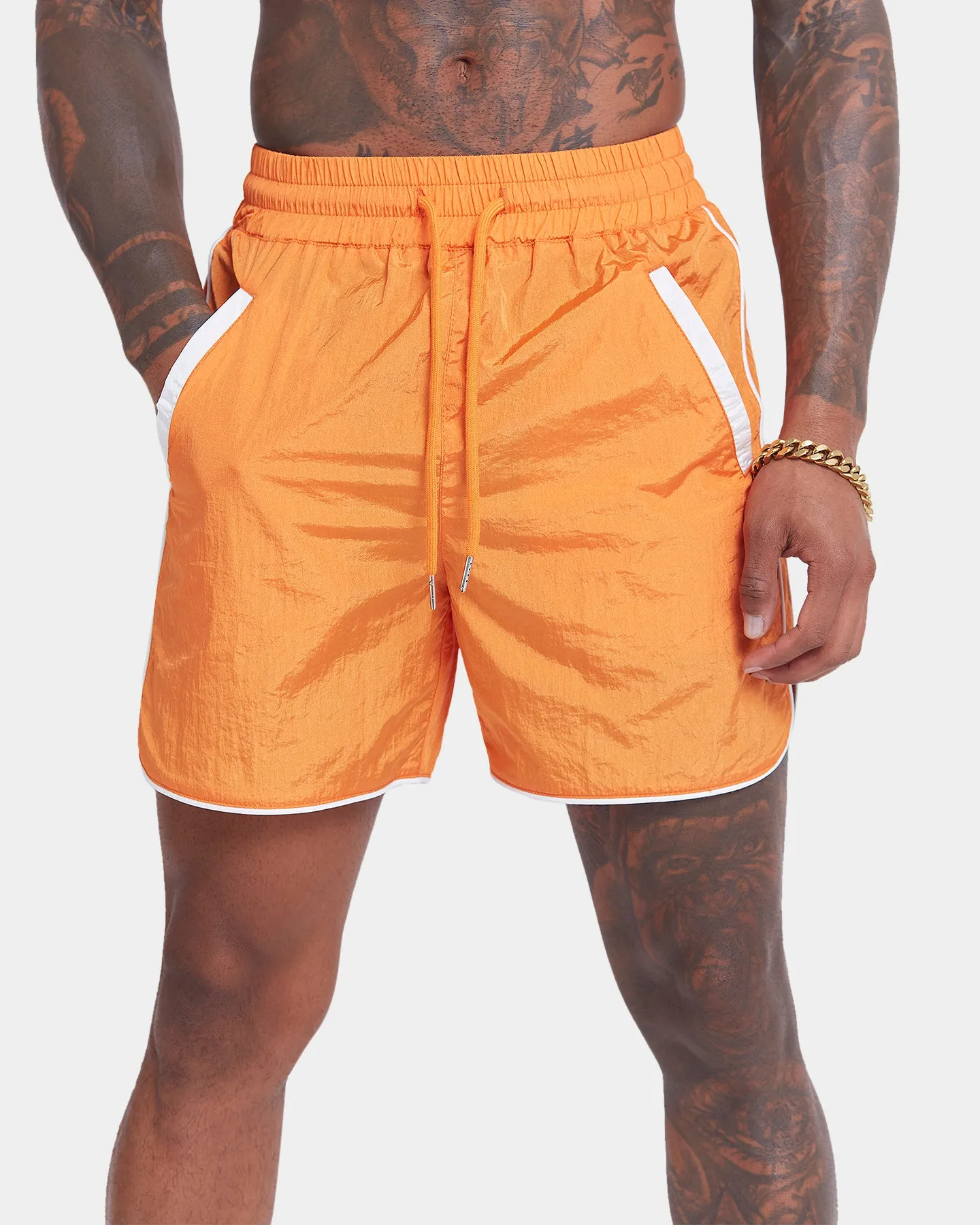 Quick Flex XXIII Aada Satin Shorts Copper
