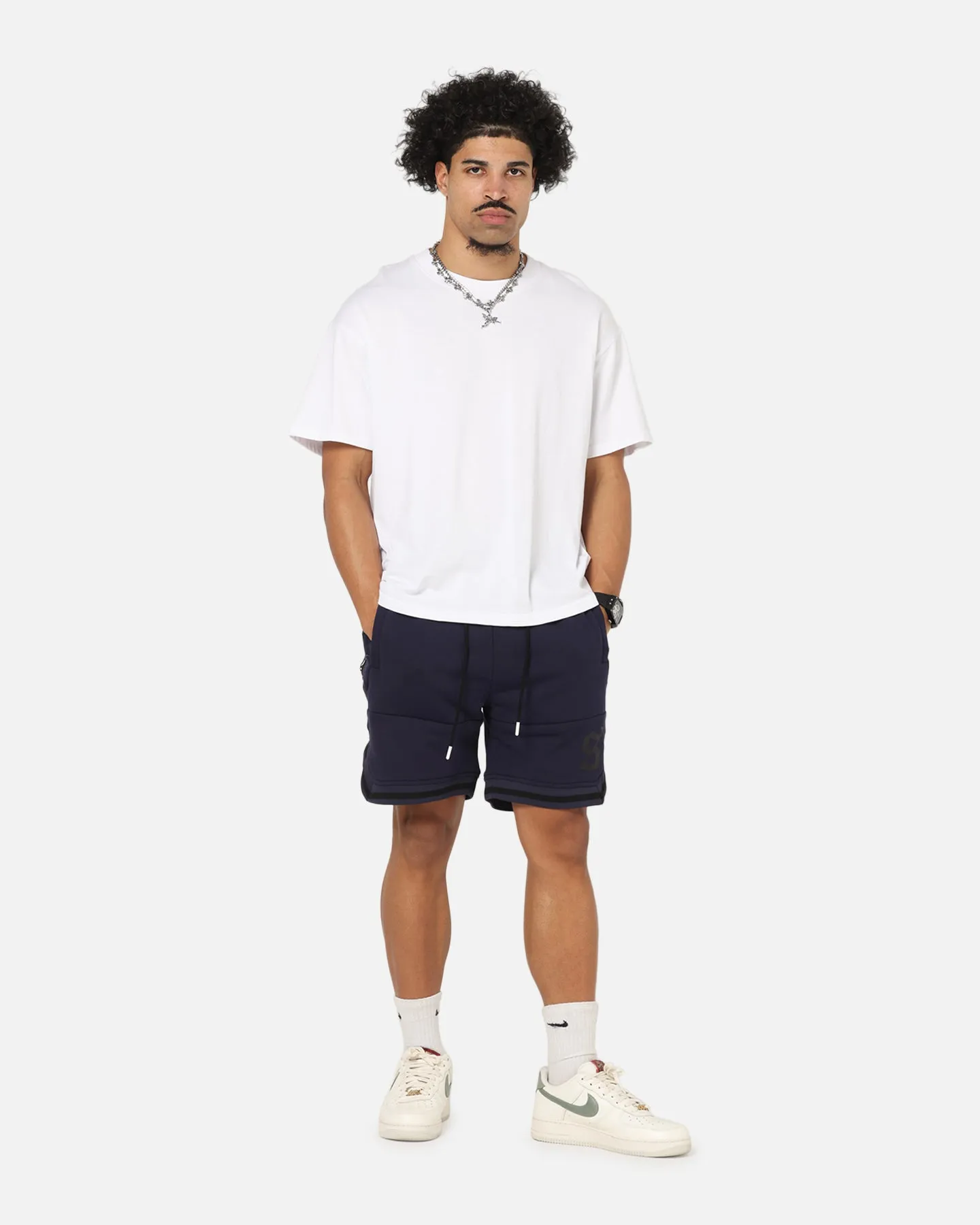 On-The-Go Style Saint Morta Icon X Fleece Short Indigo