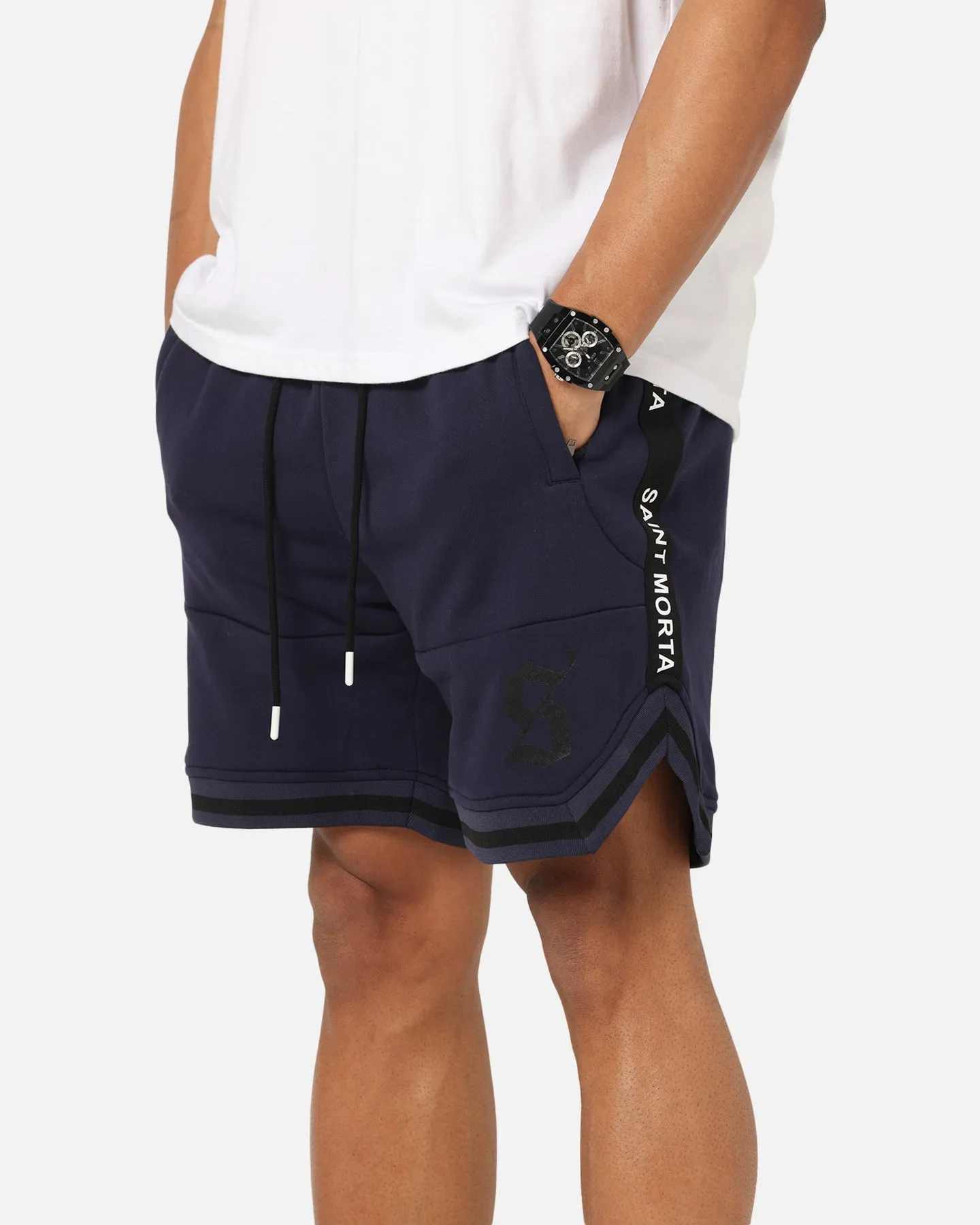 Saint Morta Icon X Fleece Short Indigo Low Profile Zipper Balanced Design
