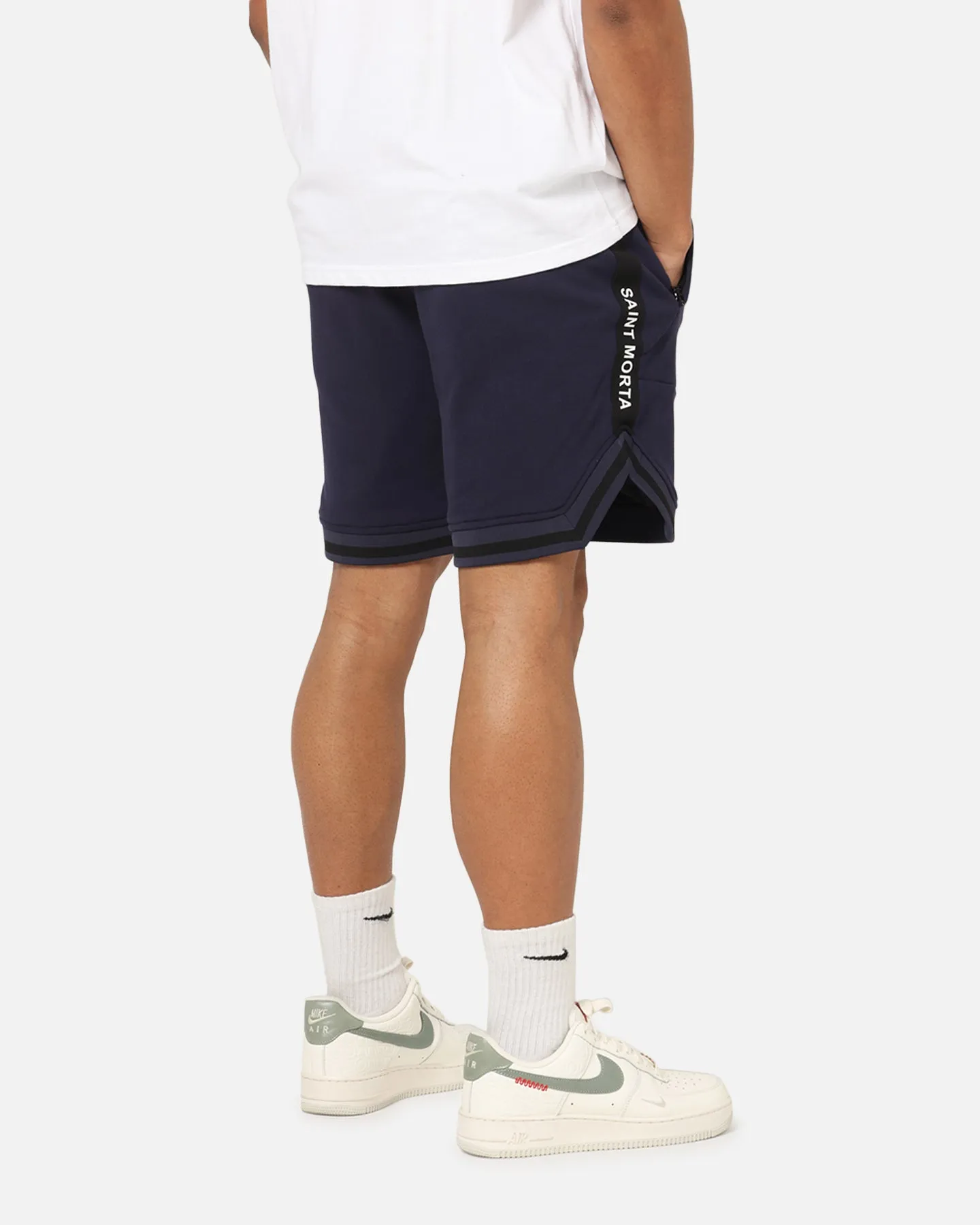 Saint Morta Icon X Fleece Short Indigo Active Style