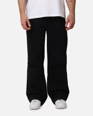 Multi Pocket Design Slim Shape Saint Morta Covert Amplus Jeans Black Shadow