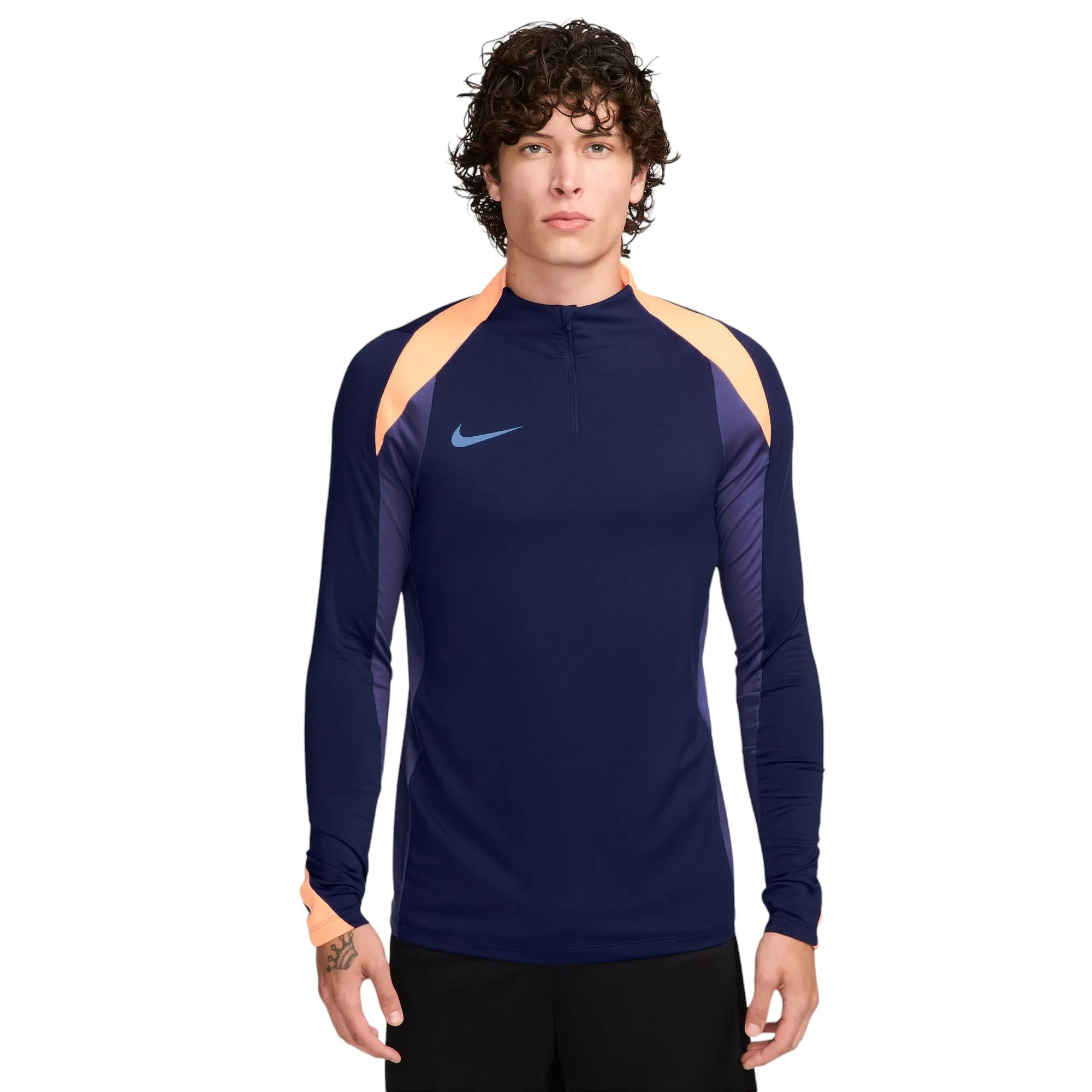 Nike Strike Mens Dri-FIT Half-Zip Global Football Top Comfortable Wear