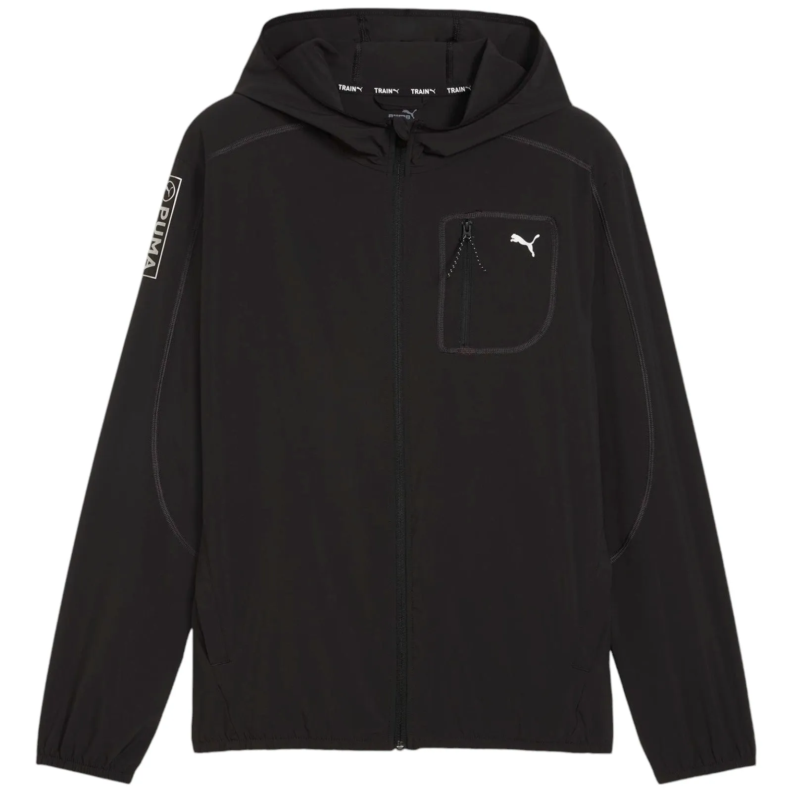 Water shield sports practice Puma Flex Woven Mens Full-Zip Lightweight Jacket