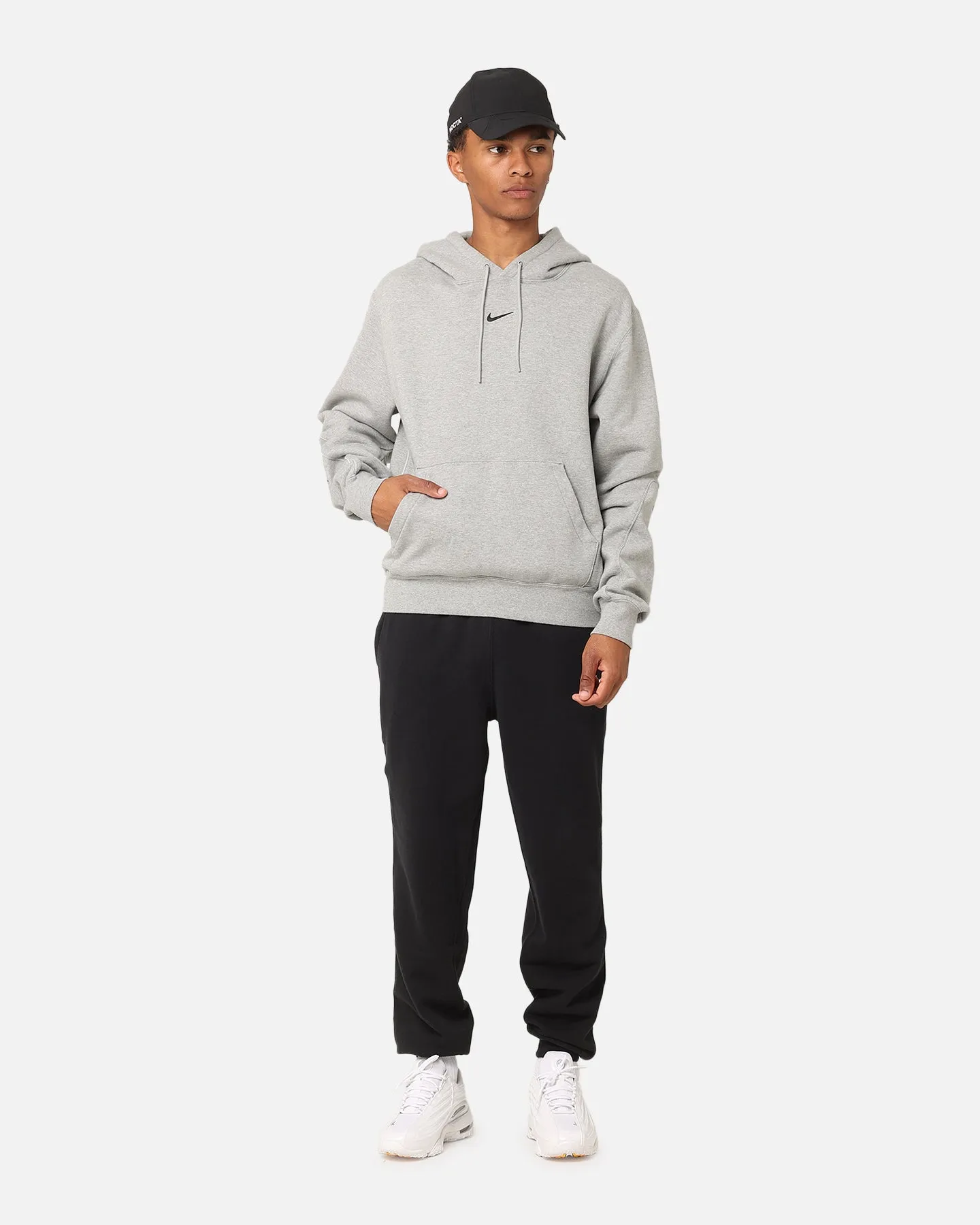 Nike Nocta Fleece Hoodie Dark Grey Heather Beach Wear YKK Zipper