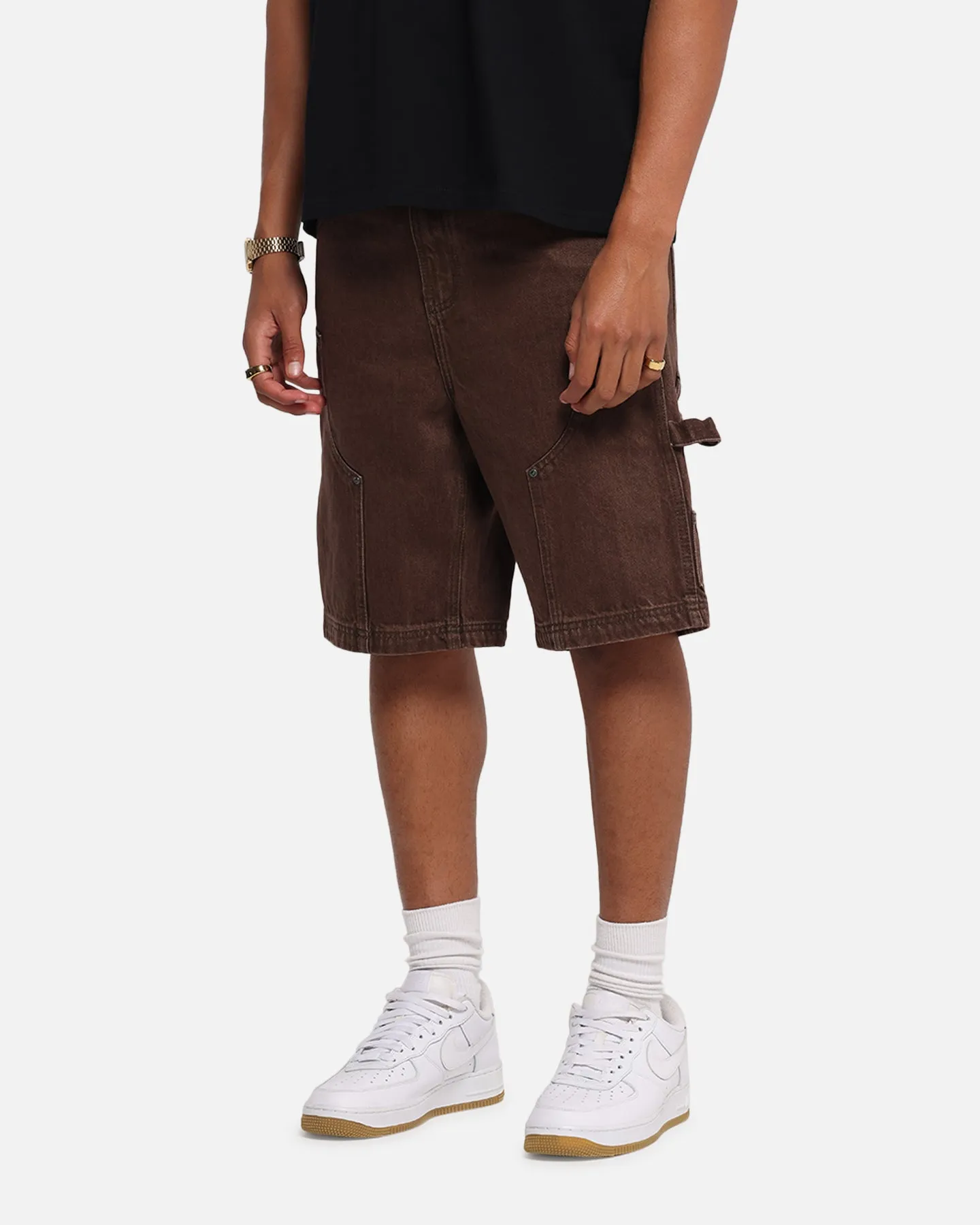 Carre Weatherwear Carpenter Jorts Dark Brown Rugged Wear