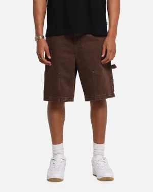 Carre Weatherwear Carpenter Jorts Dark Brown Flexible Movement Everyday Essential