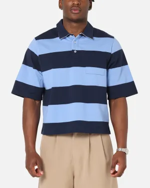 XXIII Rugby Polo T-Shirt Navy/Blue Summer Comfort Urban Chic