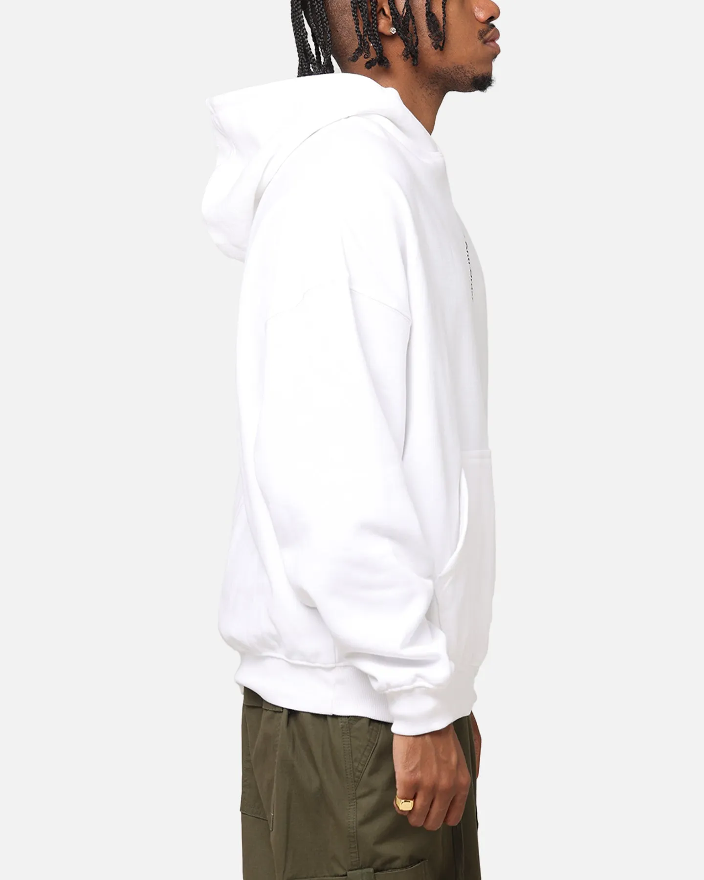 The Anti Order Process Boxy Hoodie White sophisticated appearance Comfortable clothing