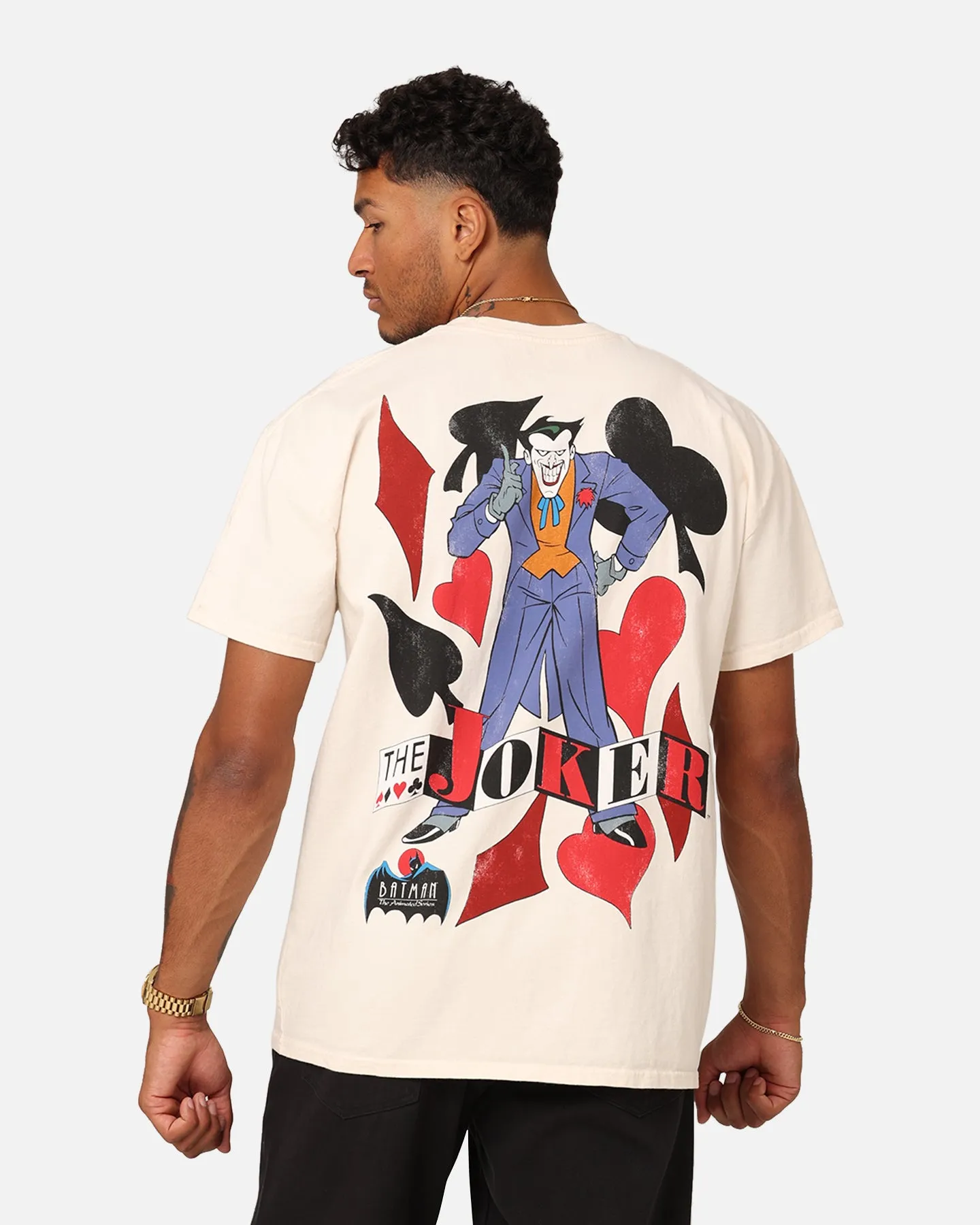 Comfortable fit Active Outfit American Thrift X DC Batman The Joker 93 Heavyweight Vintage T-Shirt Off White
