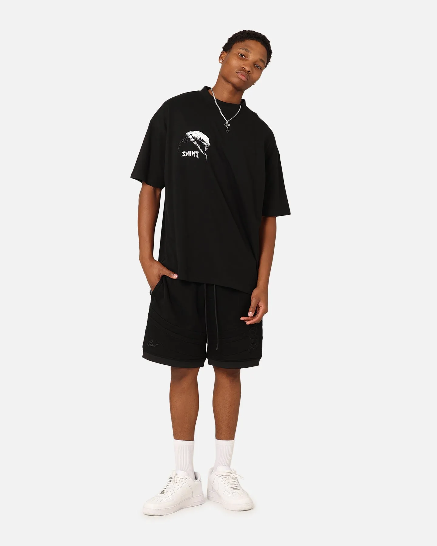 discount offer Subtle Details Saint Morta Hell Raiser T-Shirt Black