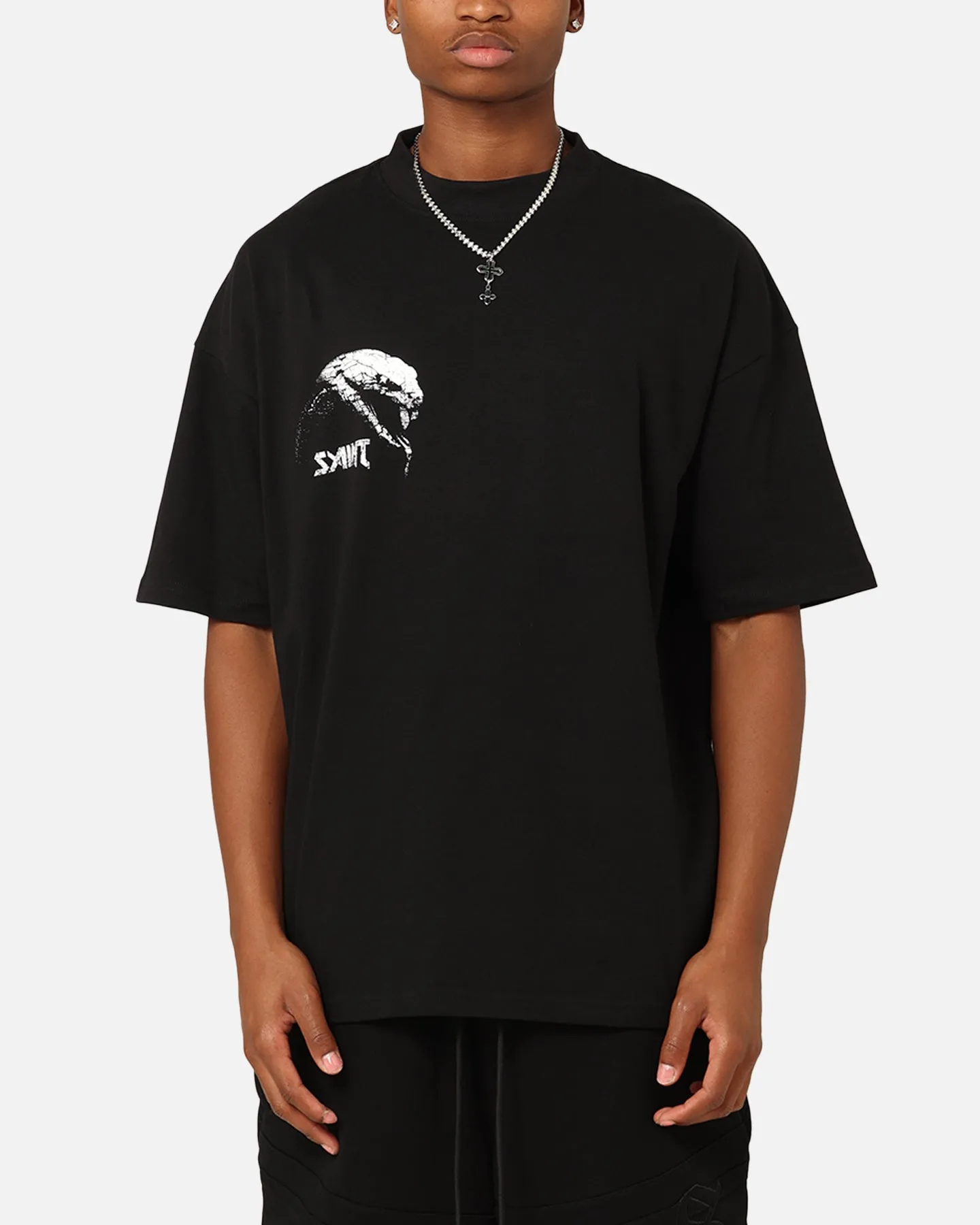 Sustainable production Saint Morta Hell Raiser T-Shirt Black