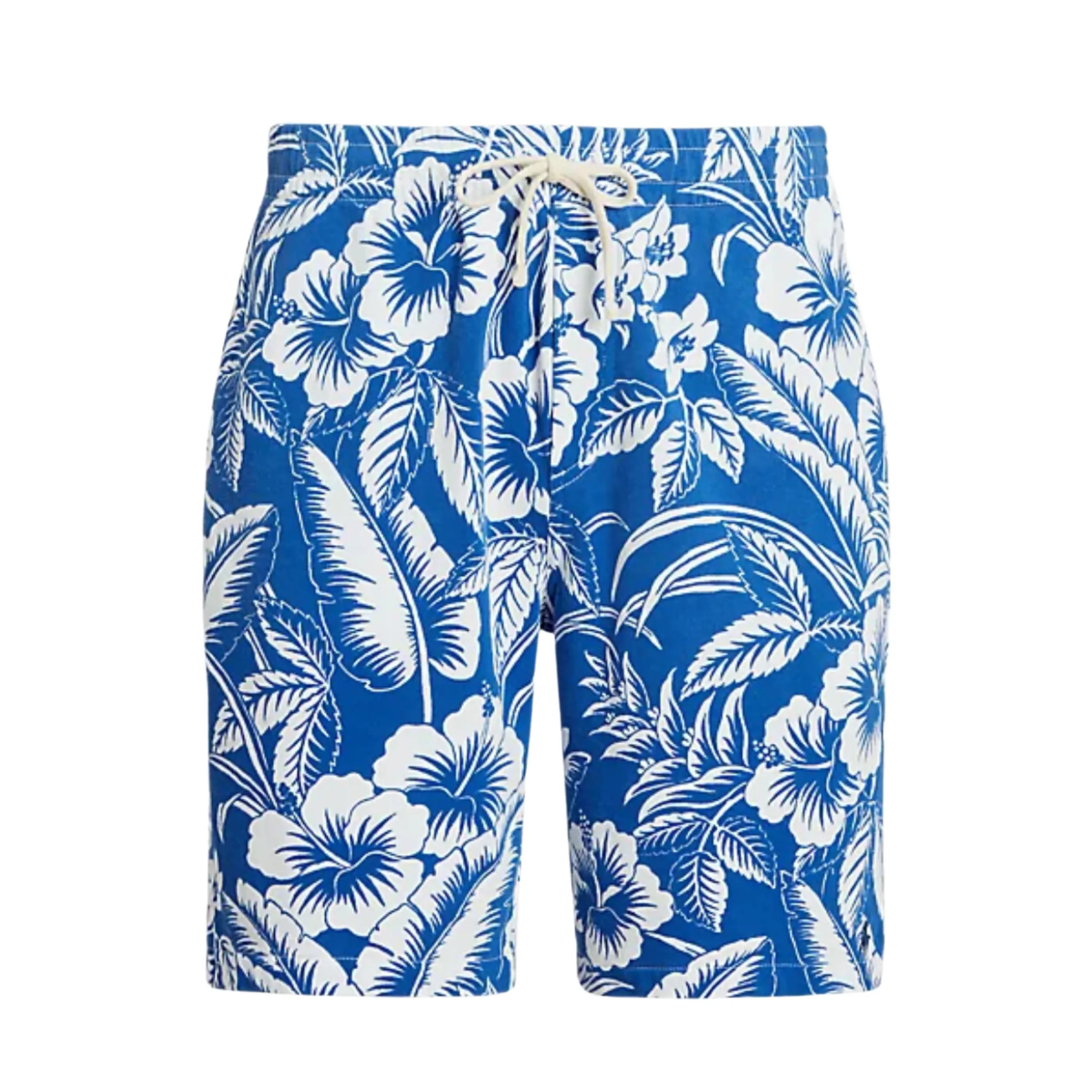 Loose Fit Durable Reinforcements Polo Ralph Lauren 8.5 Inch Tropical Floral Spa Terry Short (Monotone Tropical)