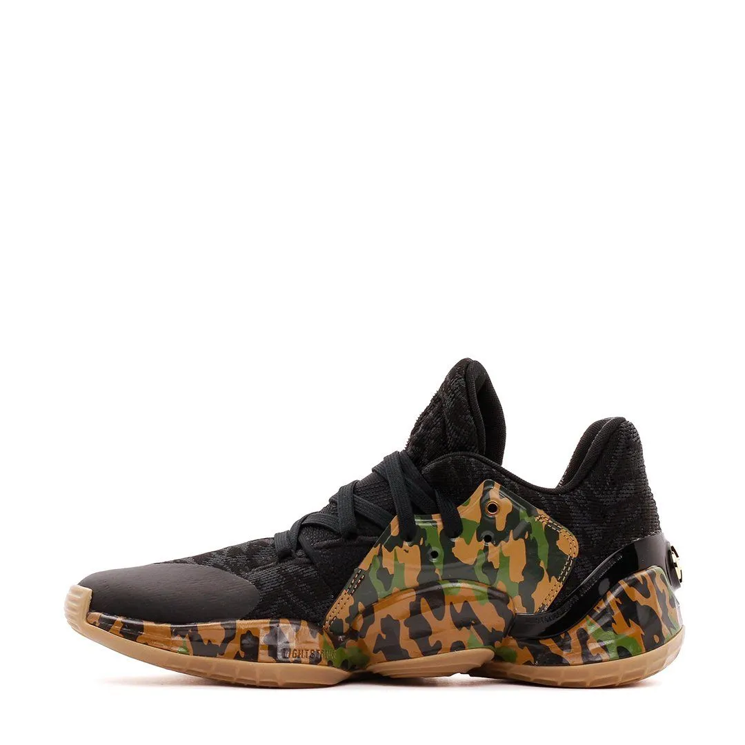 Adidas Basketball James Harden Vol. 4 Black Camo EF1259 hook and loop closure Energy Return Layer