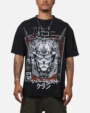 The Anti Order Warrior Clan T-Shirt Black Wash Lightweight Fashion Comfortable and stylish