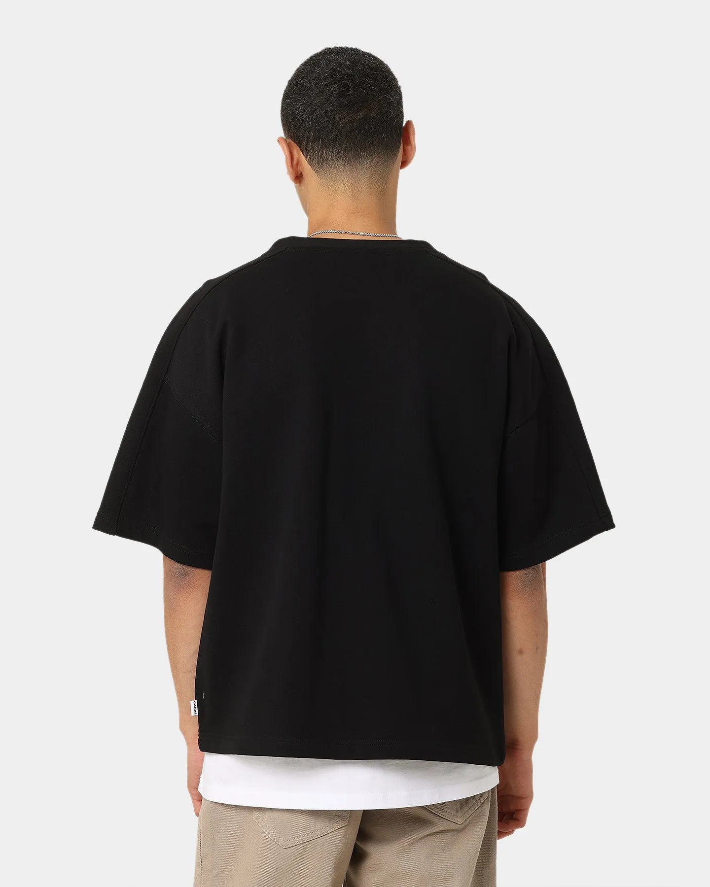 Carr?? Home Base Zip Up T-Shirt Black Sporty Chic