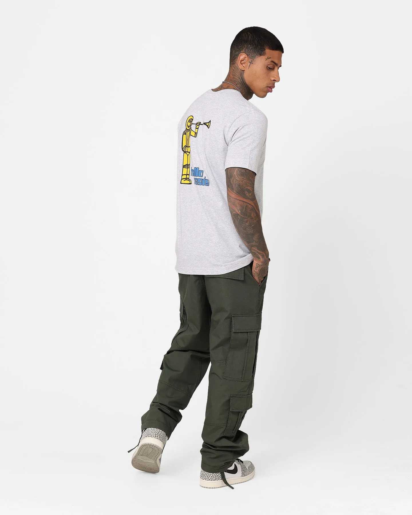 Champion X Beastie Boys Logo Graphic T-Shirt Oxford Heather Stylish Wear Outdoor Comfort Style
