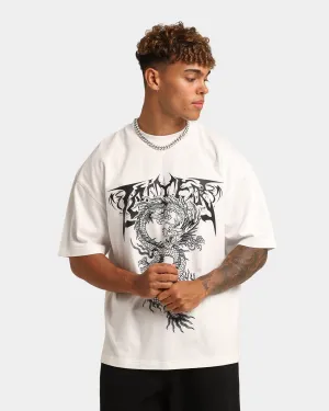 Oeko Tex Certified Loiter Anarchy T-Shirt Off White