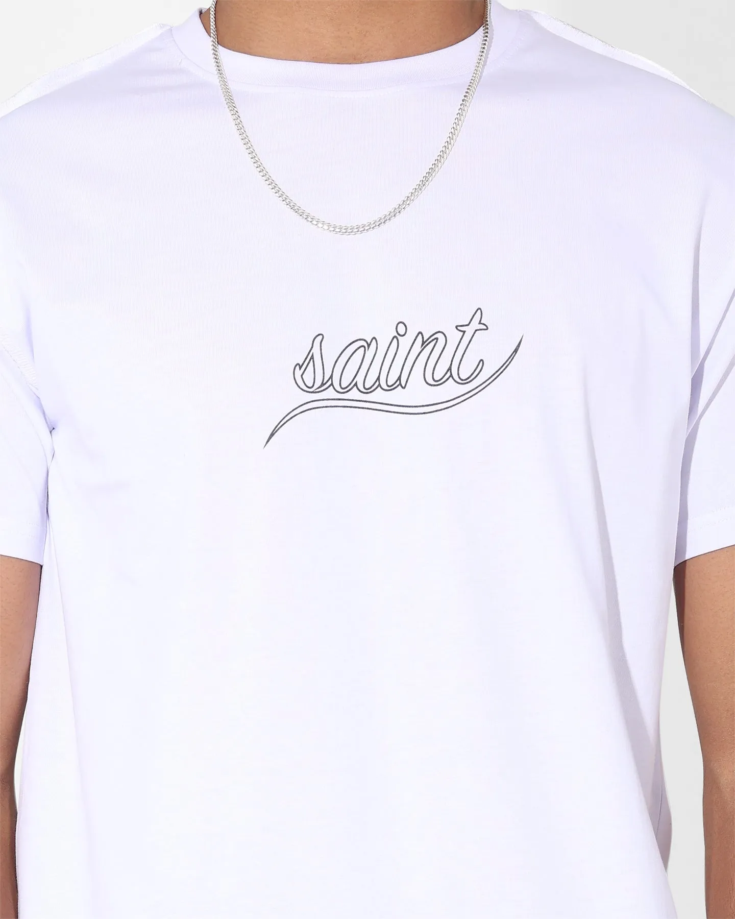 Saint Morta Torrent Lafayette T-Shirt White/Black Eco Friendly Dyes