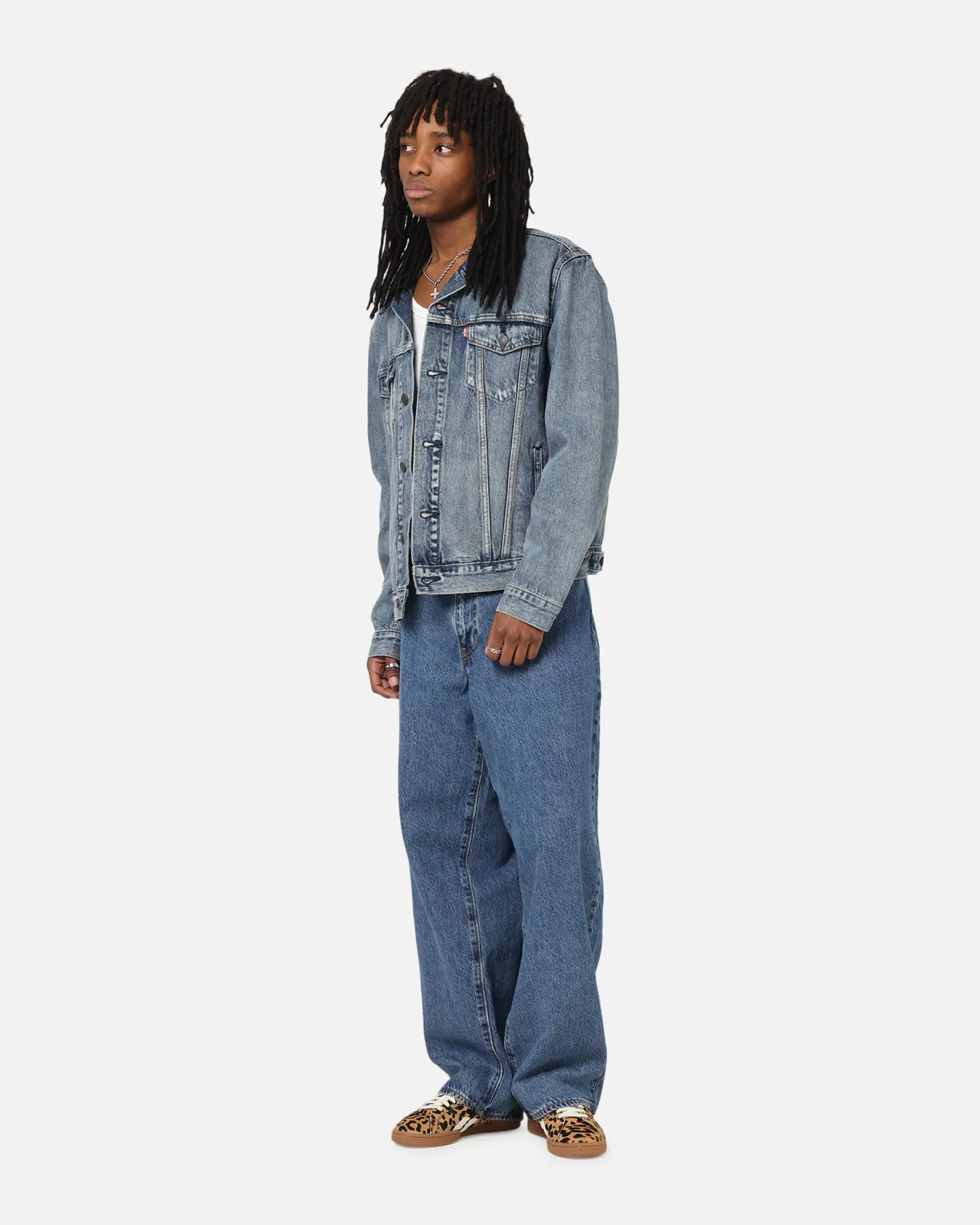 Luggage Paper Levi Strauss And Co Denim Trucker Jacket Sky