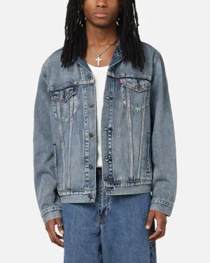 Bestow Levi Strauss And Co Denim Trucker Jacket Sky