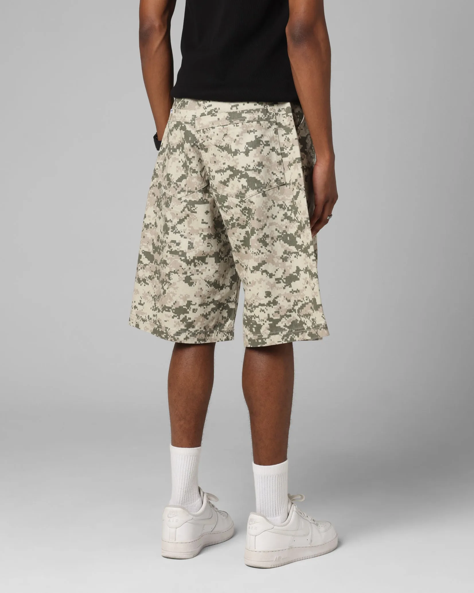 Loiter F-16 Denim Jorts Digi Camo Soft and Cozy